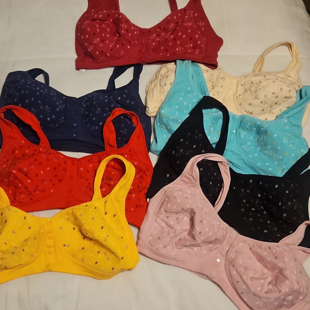 8 pcs bra Bundle front closure bras.